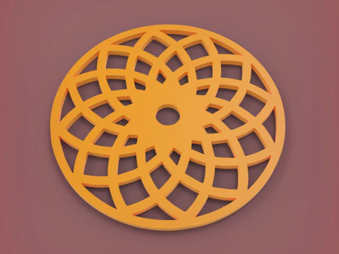 Decorative Pattern 3D Print Model