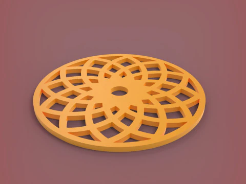 Motivo decorativo Modello di stampa 3D