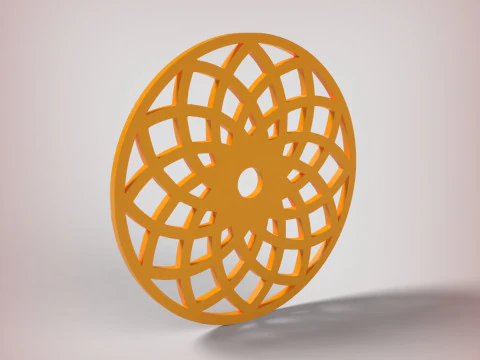 Motivo decorativo Modello di stampa 3D