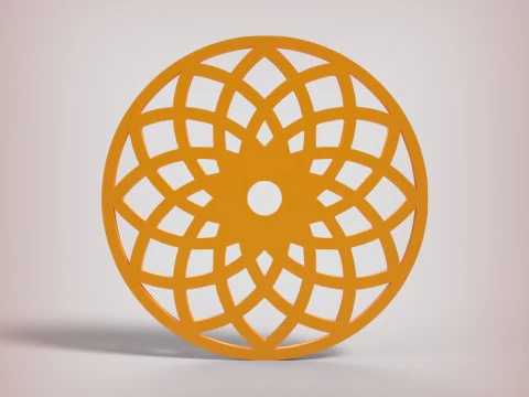 Motivo decorativo Modello di stampa 3D