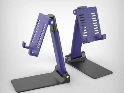 Adjustable Mobile Phone Holder 3D Print Model