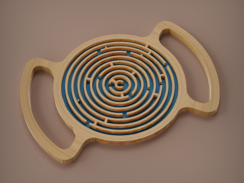 Ball Maze 3D Print Model