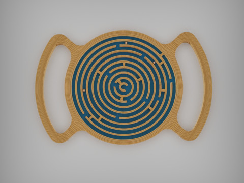 ボール迷路 3Dプリントモデル