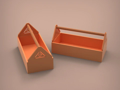 工具箱 3D 打印模型