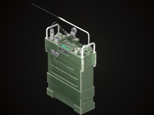 Military Radio V1 Modèle 3D