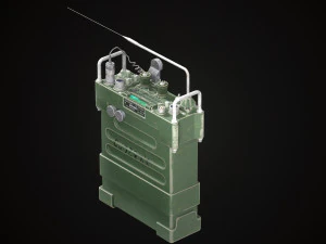 Military Radio V1 3D Model