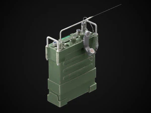 Military Radio V1 3D Model