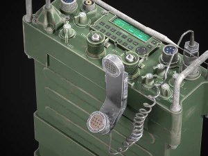 Military Radio V1 3D Model
