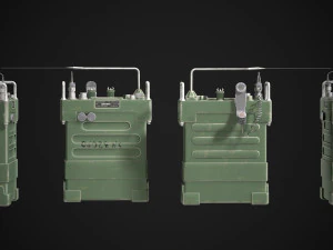 Military Radio V1 3D Model