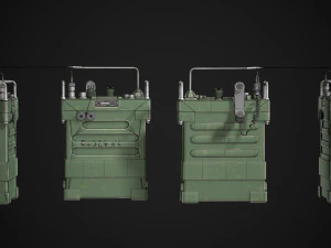Military Radio V1 3D Model