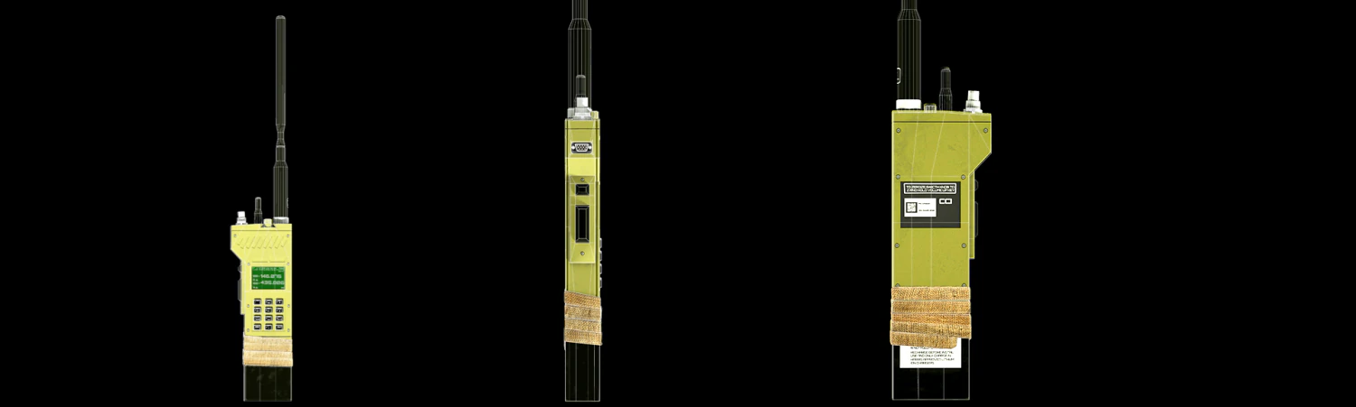 Military-Radio-Portable 3D Model .c4d .max .obj .3ds .fbx .stl .blend 