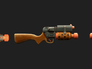 Shotgun Stylized Model 3D