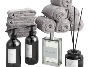 Bathroom accessories 1 3D-Modell
