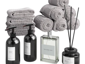 Acess&oacute;rios de banheiro 1 Modelo 3D