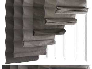 Roman curtain 3D Модель