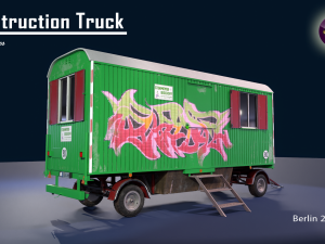 The Construction Truck 3Dモデル