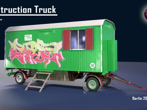 The Construction Truck 3D Model
