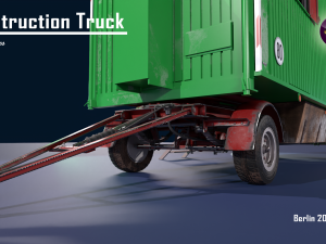The Construction Truck 3D Model