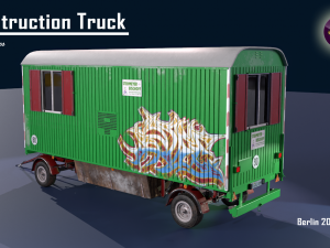 The Construction Truck 3D Model