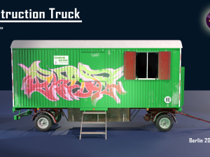 The Construction Truck 3D Model