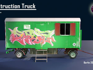 The Construction Truck 3D Model
