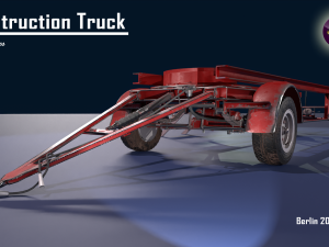 The Construction Truck 3D Model