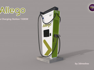 ALLEGO - Ultra Charging Station 150KW - PBR 3D Model