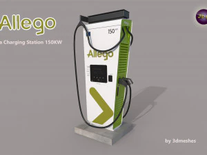 ALLEGO - Ultra Charging Station 150KW - PBR 3D Model