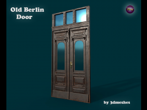Old Berlin Door 4 -PBR 3D Model