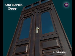 Old Berlin Door 4 -PBR 3D 模型
