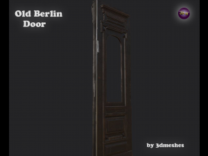 Old Berlin Door 4 -PBR 3D 模型