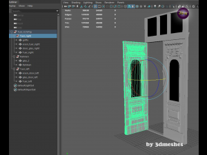 Old Berlin Door 4 -PBR 3D 模型