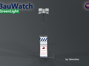Bauwatch - Construction sites security camera - PBR Model 3D