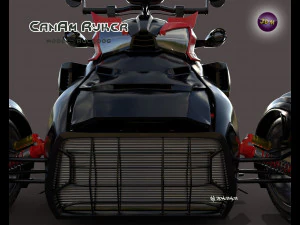 CanAm Ryker Bulldog - PBR 3D Model