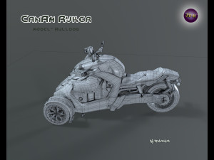 CanAm Ryker Bulldog - PBR 3D Модель