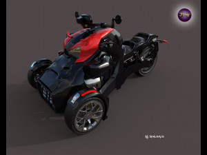CanAm Ryker Bulldog - PBR 3D Модель