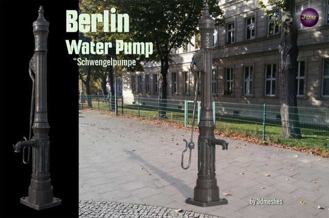 Levelling pump - PBR spp 3D Модель .c4d .max .obj .3ds .fbx .stl .blend 