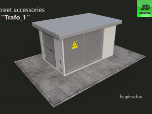Street accessories - Trafo 1 - PBR 3D 模型