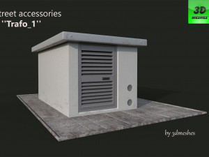 Street accessories - Trafo 1 - PBR 3D 模型
