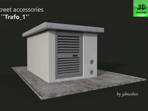 Street accessories - Trafo 1 - PBR 3D Model