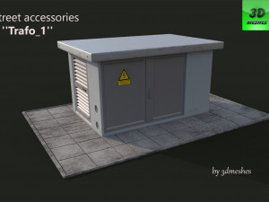 Street accessories - Trafo 1 - PBR 3D 模型