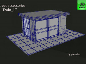 Street accessories - Trafo 1 - PBR 3D 模型