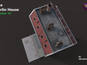 The Berlin House Number 18 - PBR 3D Model