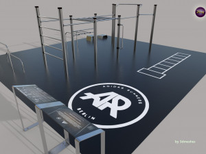 Urban Sports - Adidas Runner - Outdoor Kit Set - PBR 3D Modell