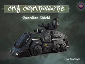 City Controllers - Guardian Shield - PBR 3D Model