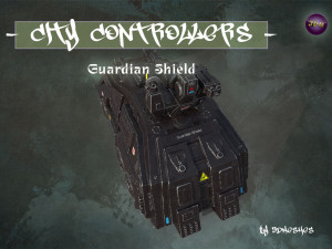 City Controllers - Guardian Shield - PBR 3D Model