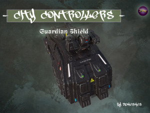 City Controllers - Guardian Shield - PBR 3D Model