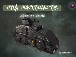 City Controllers - Guardian Shield - PBR 3D Model