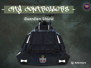 City Controllers - Guardian Shield - PBR 3D Model