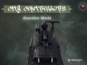 City Controllers - Guardian Shield - PBR 3D Model